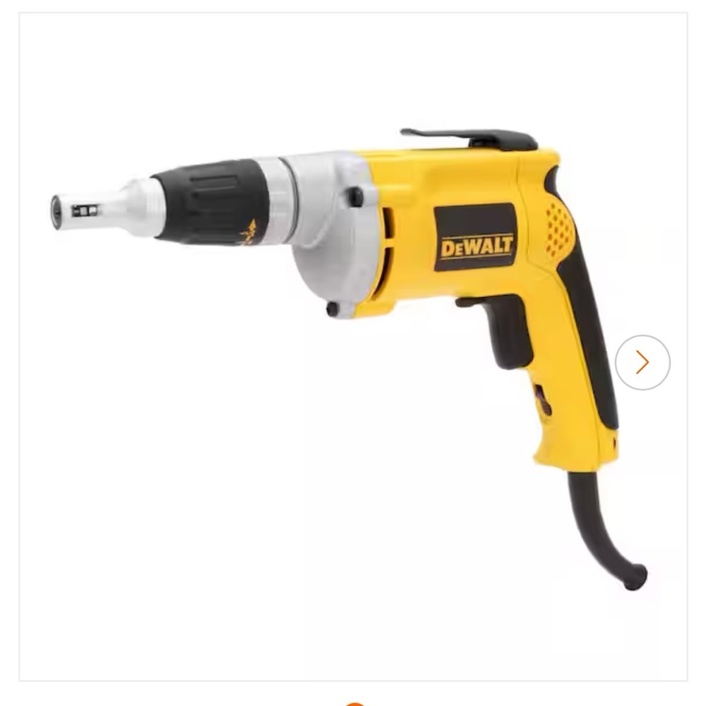 DEWALT Yellow Corded Screwdriver